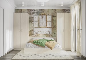 Модульная спальня Ронда (Интерье центр) Сосна карелия